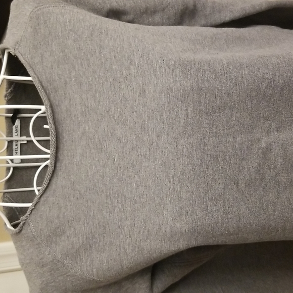 Cozy Helmut Lang Cropped Sweatshirt - Picture 2 of 9